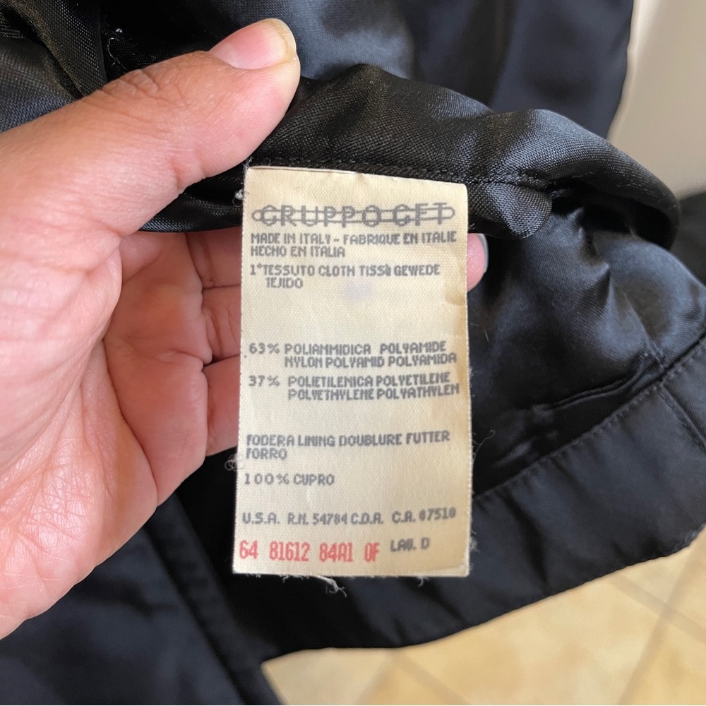 Giorgio Armani Short Single Breasted Jacket Black Size 10 - Picture 4 of 6